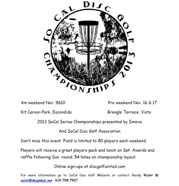 2013 SoCal Championship Flyer