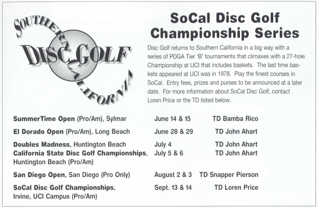 1997 SoCal Tournaments